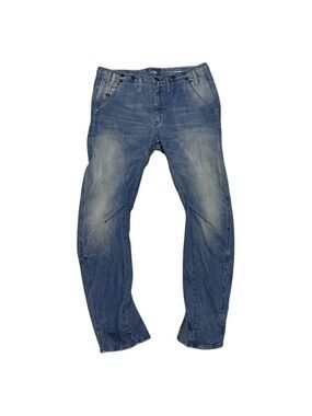 G STAR RAW ARC Navy 3D TAPERED BRACES Designer Denim Jeans Womens 12